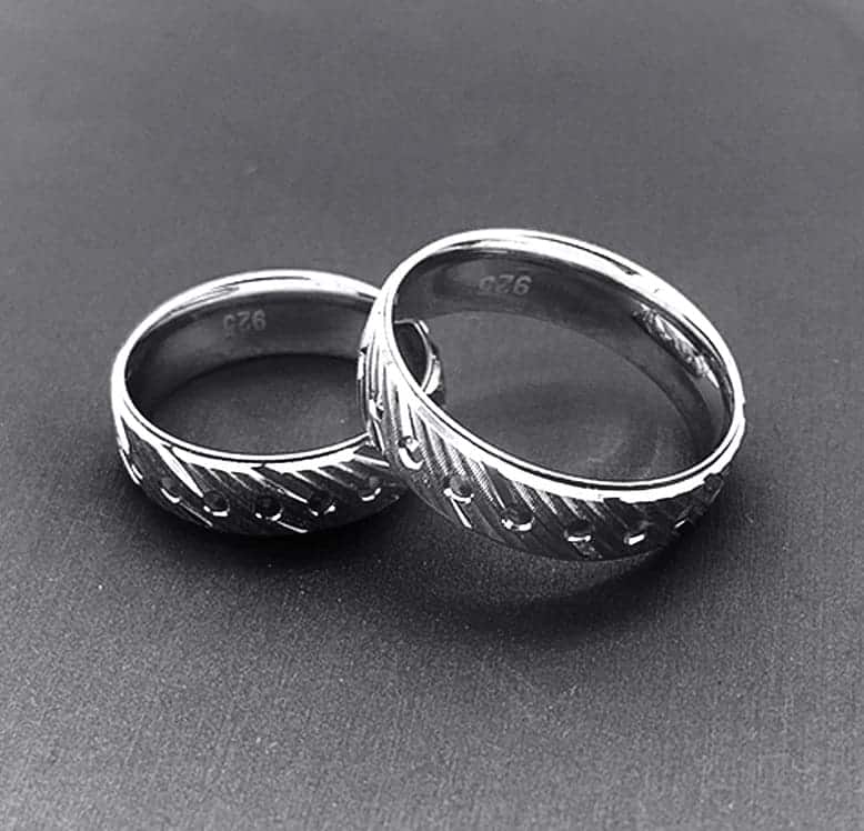 Eheringe Silber Vintage