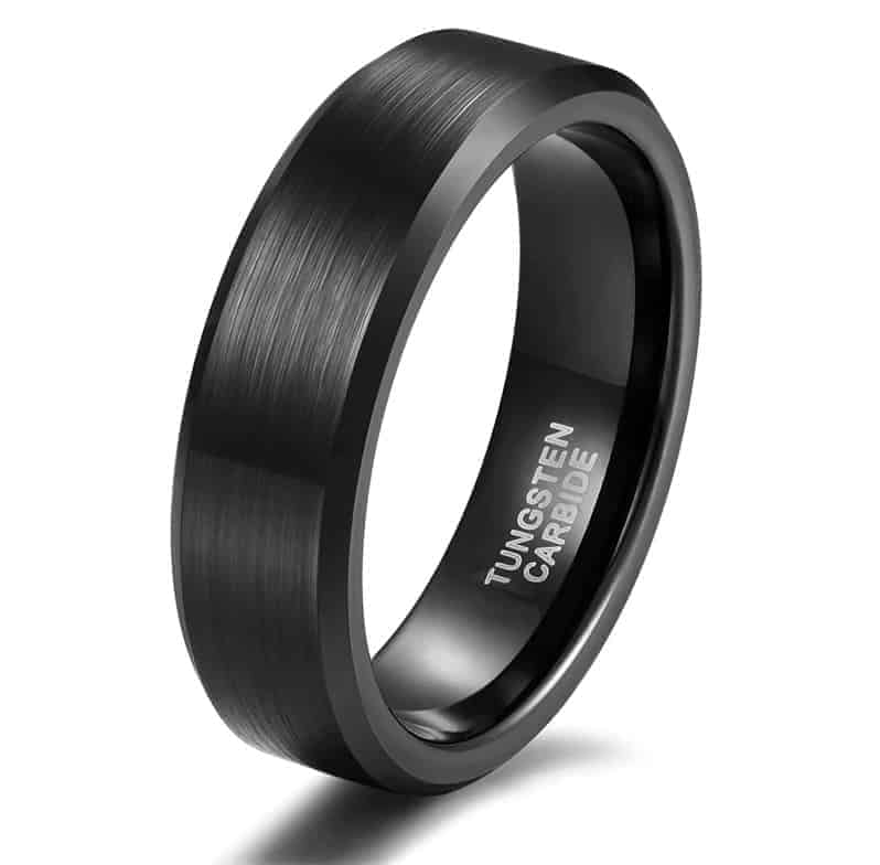 Tantal Ring - Ehering schwarz