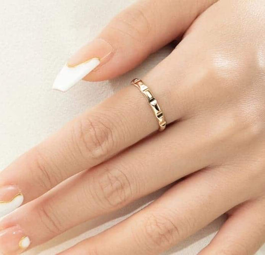 Wasserfester Schmuck | 14K Gold Gefüllt Ring Ringsilber