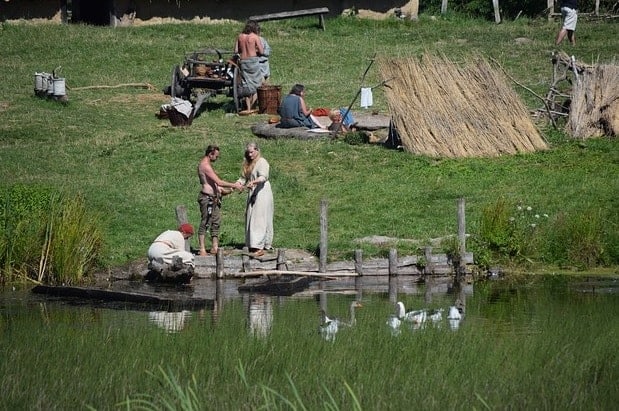 Ein Dorf, das in der Antike den Wikingern gehörte