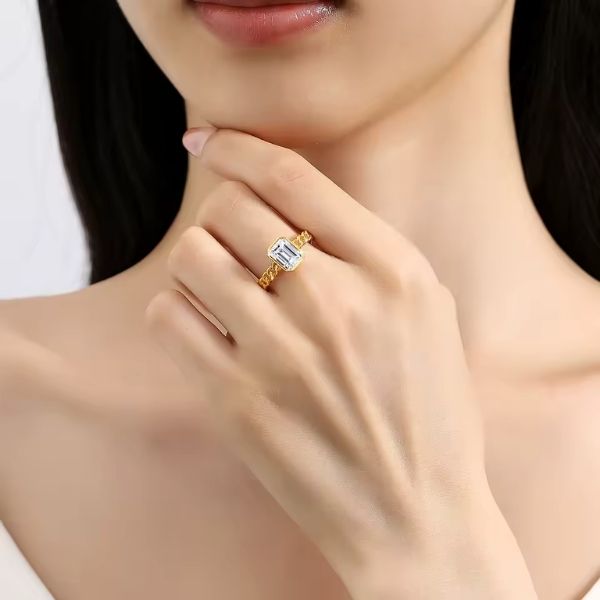 14-Karat-Gold-Verlobungsring