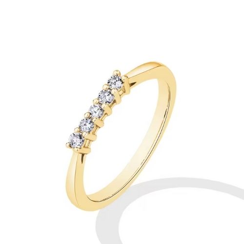 18-karätig vergoldeter Verlobungsringe Ringsilber