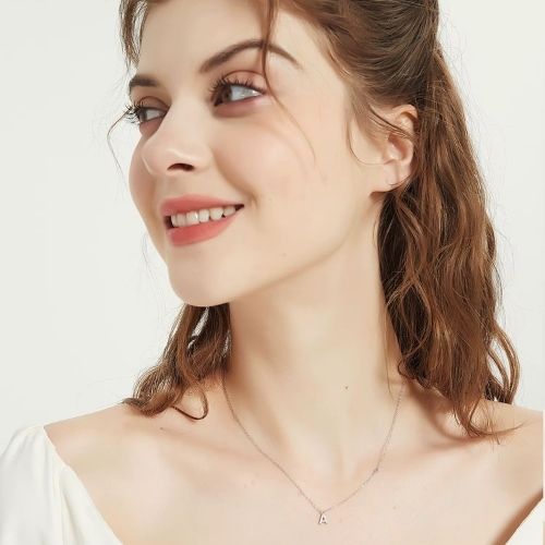 925 Silber Buchstaben Kette Ringsilber