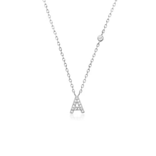 925 Silber Buchstaben Kette Ringsilber