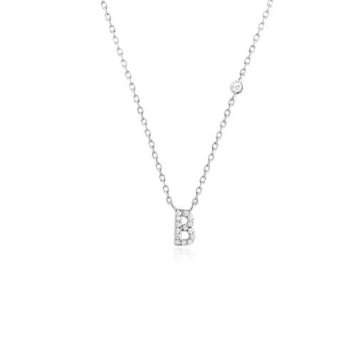 925 Silber Buchstaben Kette Ringsilber