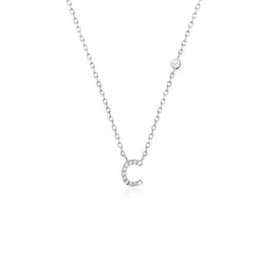 925 Silber Buchstaben Kette Ringsilber