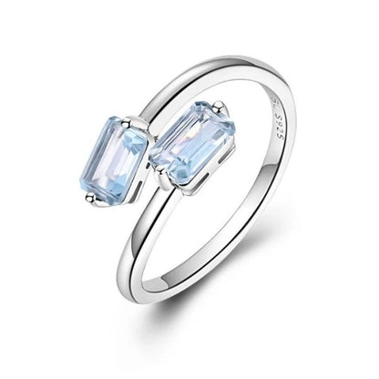 Aquamarin-Ring