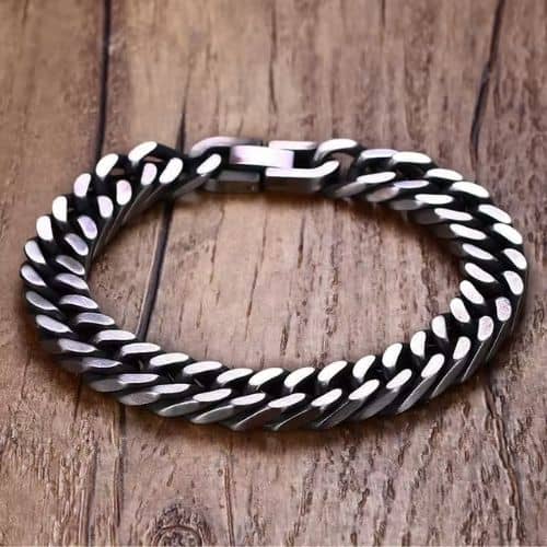 Armband Edelstahl Herren Ringsilber