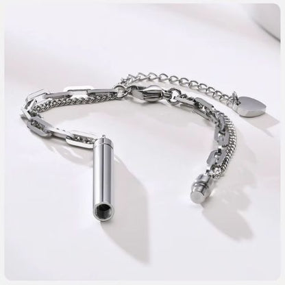 Armband Edelstahl Herren Ringsilber