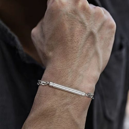Armband Edelstahl Herren Ringsilber
