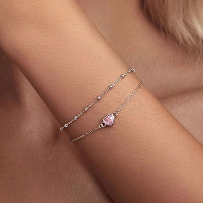 Armband-Herz-Silber