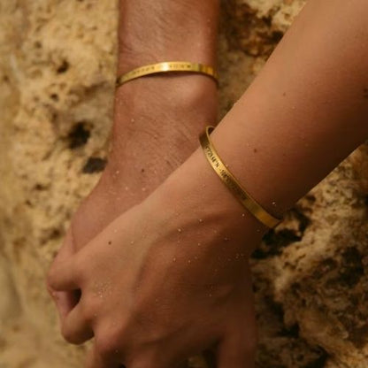 Armbänder mit Gravur Partner Ringsilber