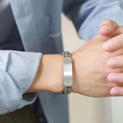 Armband für Männer Gravur Ringsilber