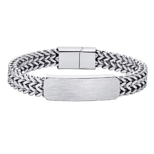 Armband für Männer Gravur Ringsilber