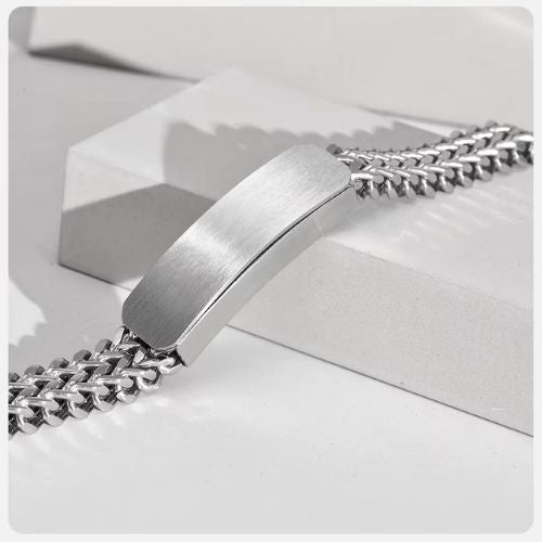 Armband für Männer Gravur Ringsilber