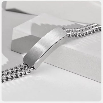 Armband für Männer Gravur Ringsilber