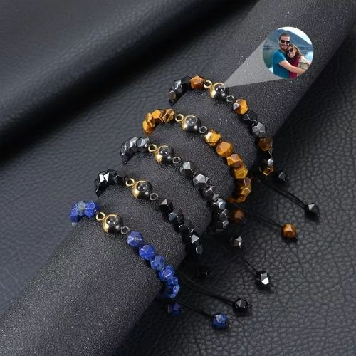 Armband mit Bild im Stein Ringsilber