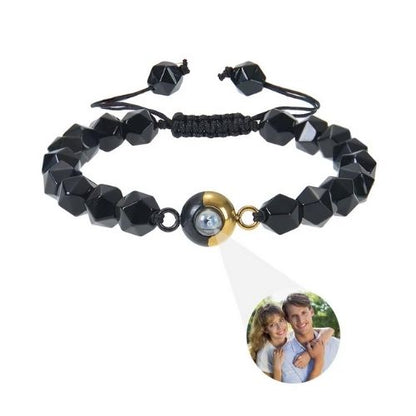 Armband mit Bild im Stein Ringsilber