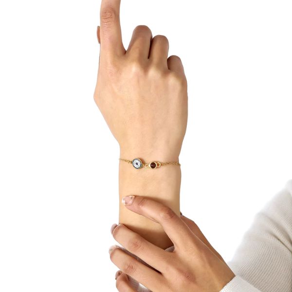 Armband-mit-Bild-im-Stein-für-Frauen