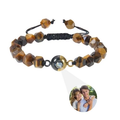 Armband mit Bild im Stein Ringsilber