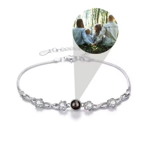 Armband mit Foto Ringsilber