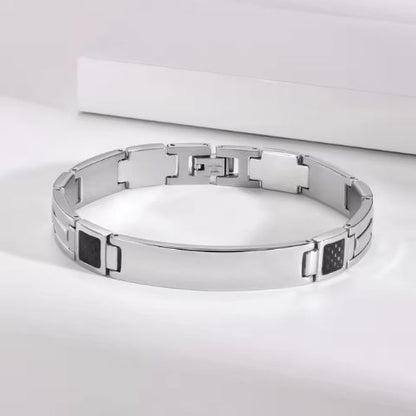 Armband mit Namen für Männer Ringsilber