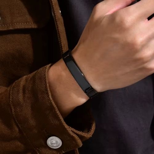 Armband mit Namen für Männer Ringsilber