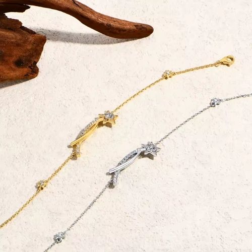 Damen Armband mit Stern Symbol Ringsilber