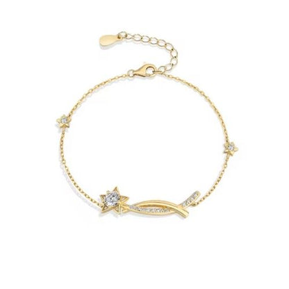 Damen Armband mit Stern Symbol Ringsilber