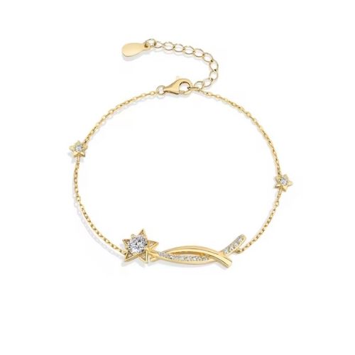 Damen Armband mit Stern Symbol Ringsilber