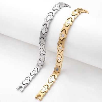 Armband mit vierblättrigem Kleeblatt-Design für Damen und Herren