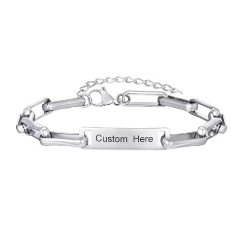 Armbänder Namen für Partner Ringsilber