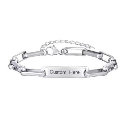 Armbänder Namen für Partner Ringsilber