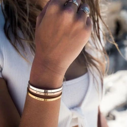 Armbänder mit Gravur Partner Ringsilber