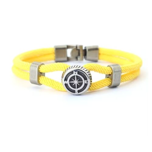 Armbänder aus Segeltau für Herren Ringsilber