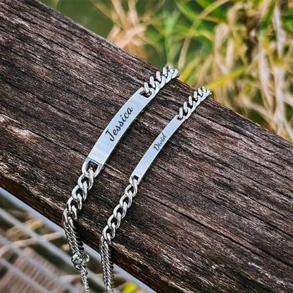 Armbänder mit Gravur Partner Ringsilber