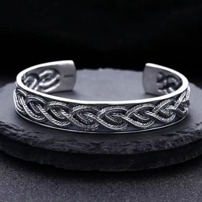 Armreifen Breit Silber Ringsilber