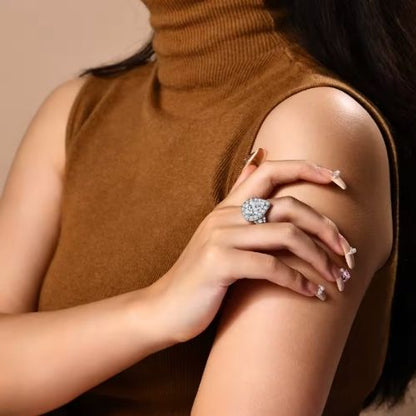 Auffällige Verlobungsringe Ringsilber