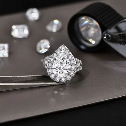 Auffällige Verlobungsringe Ringsilber