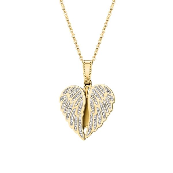 Bild Engel Halskette Ringsilber