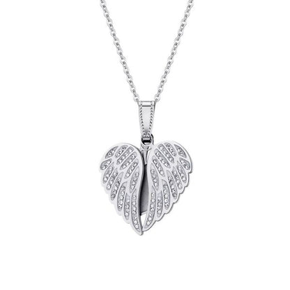 Bild Engel Halskette Ringsilber