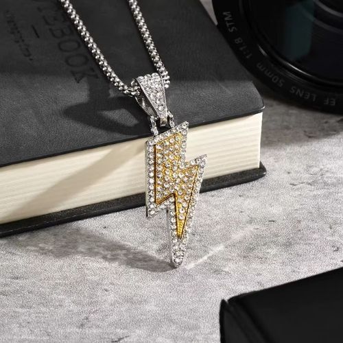 Blitz Halskette Ringsilber