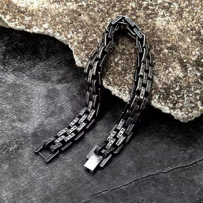 Breite Herren Armbänder mit außergewöhnlichen Designs Ringsilber