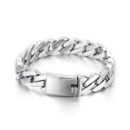 Breites Herren Armband Ringsilber