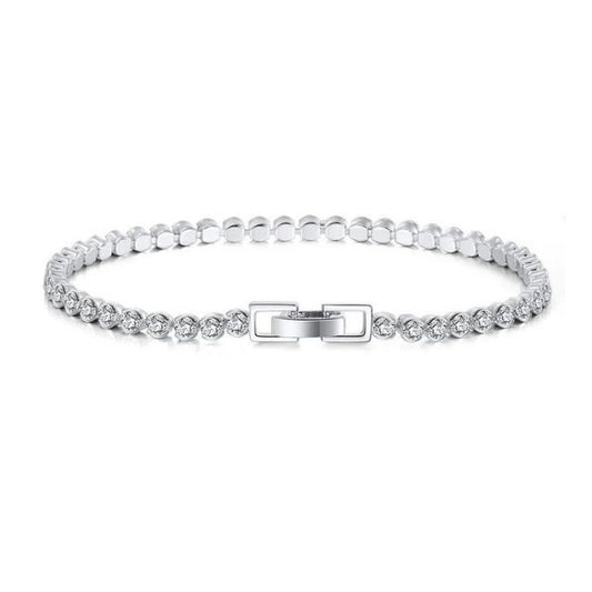 Damen Armband mit Zirkonia Steinen