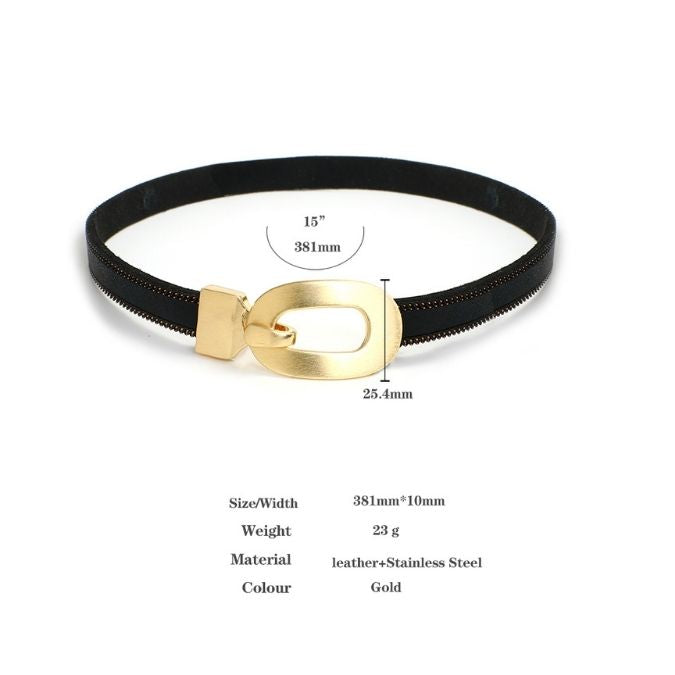 Damen-Gurtelformiges-Choker