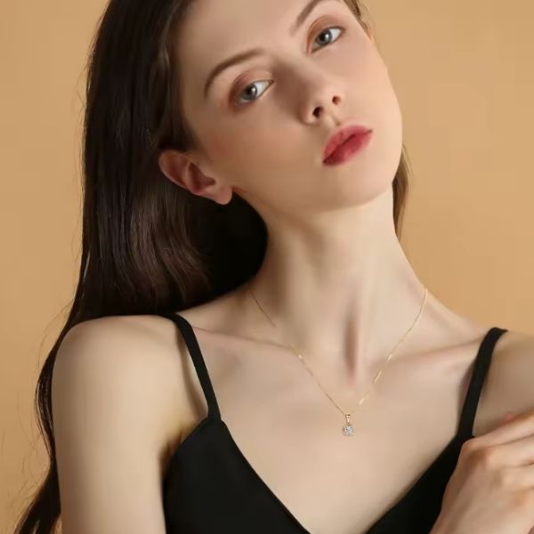 Damen-Halskette-Silber-925
