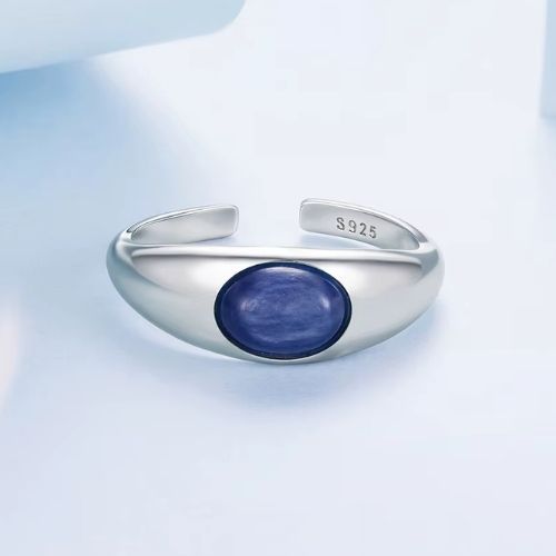 Damenring aus Lapislazuli Ringsilber