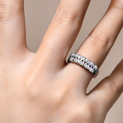 Damenring aus echtem Silber Ringsilber