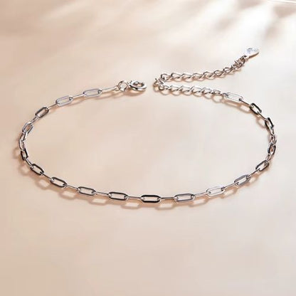 Dünnes Damen Armband Ringsilber